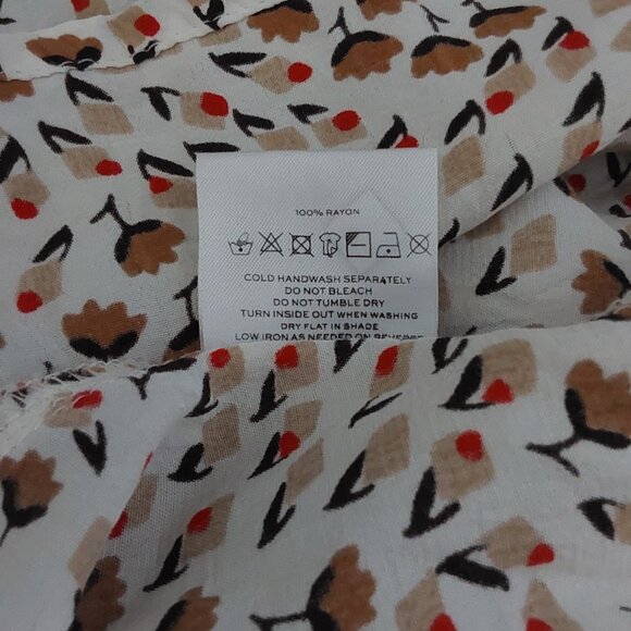 Faithfull the Brand Vanelli Floral Tie Waist Mini Dress Great Condition - 8 - Picture 15 of 15